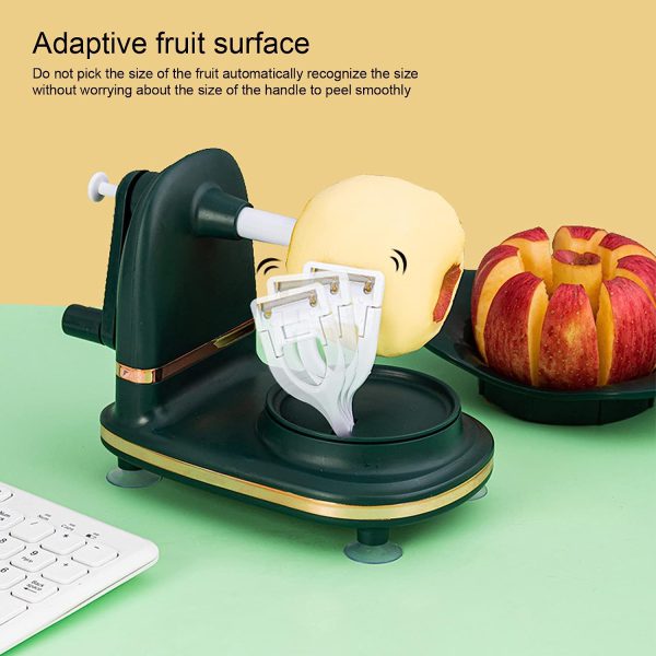 Manual Rotation Multifunctional Creative Kitchen Cutter Tool Fruit Machine Hand-cranked Fruit Peeler Apple Pear Slicer