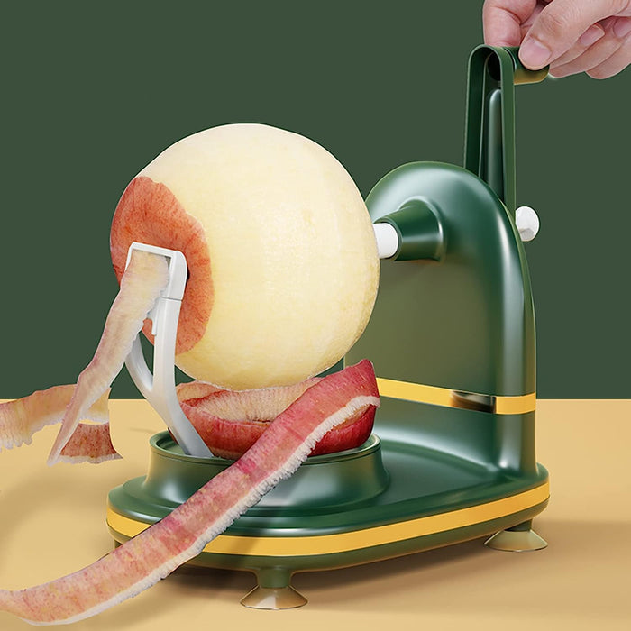 Manual Rotation Multifunctional Creative Kitchen Cutter Tool Fruit Machine Hand-cranked Fruit Peeler Apple Pear Slicer