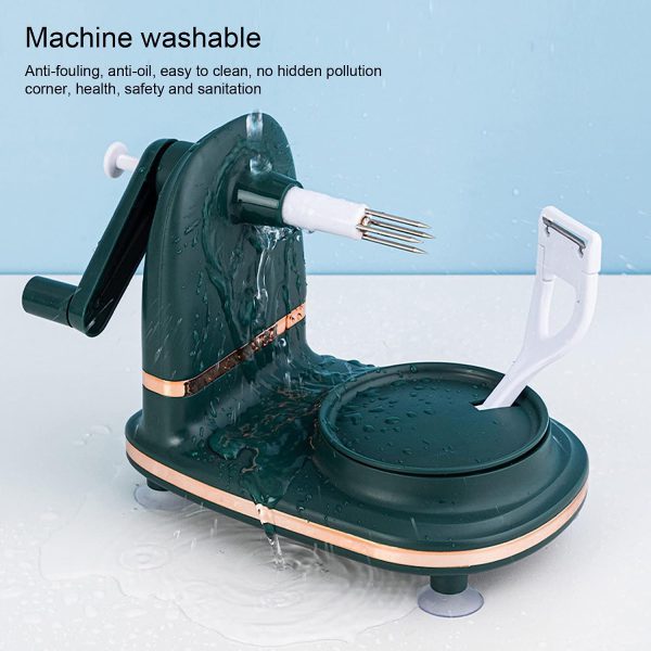 Manual Rotation Multifunctional Creative Kitchen Cutter Tool Fruit Machine Hand-cranked Fruit Peeler Apple Pear Slicer