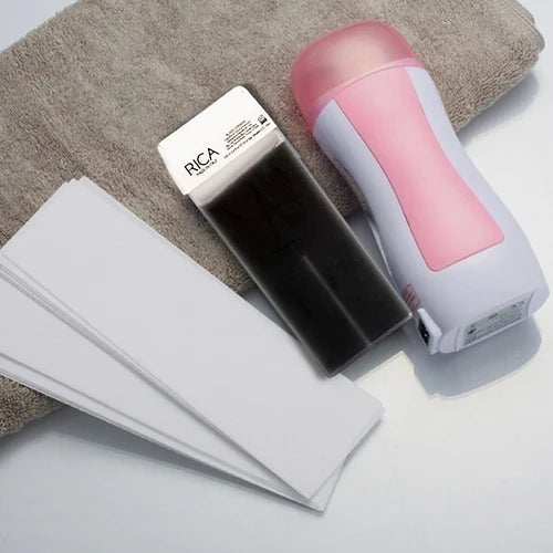 Roll On Wax 3 In 1 Deal, Waxing Kit For Women, Waxing Kit For Sensitive Skin, Strawberry, Green Apple & Lemon Roll On Wax Kit For Larger Areas Of The Body, Roller Waxing Kit Hair Removal, At Home Waxing Kit For Women And Men