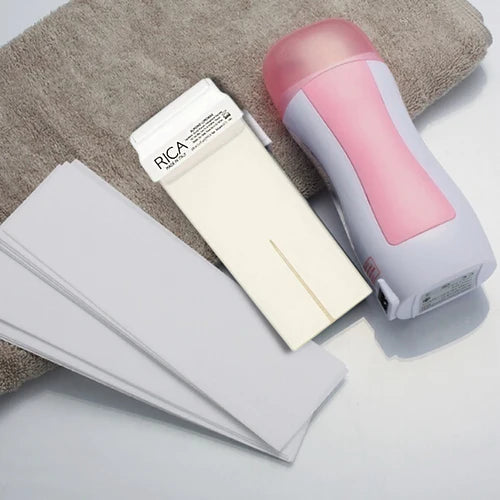 Roll On Wax 3 In 1 Deal, Waxing Kit For Women, Waxing Kit For Sensitive Skin, Strawberry, Green Apple & Lemon Roll On Wax Kit For Larger Areas Of The Body, Roller Waxing Kit Hair Removal, At Home Waxing Kit For Women And Men