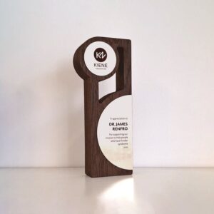 Artisan Circular Cutout Wood Award