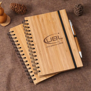 Bamboo Executive Engraved Notebook