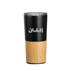 Bamboo Finish Insulated Mug