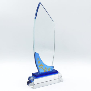 Blue Wave Crystal Award