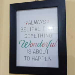 Classic Black Inspirational Frame