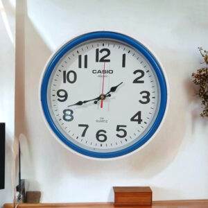 Classic Blue Rim Wall Clock