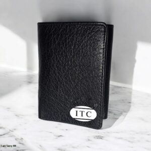 Compact Vertical Leather Wallet