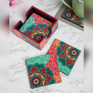 Decorative Pattern Coaster Set (Gift Box)