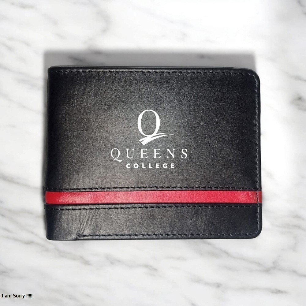 Designer Strip Leather Wallet
