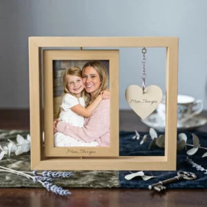Double Window Wooden Photo Frame