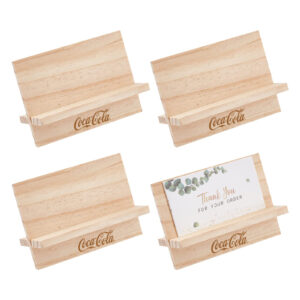Eco Wooden Multi-Slot Card Stand