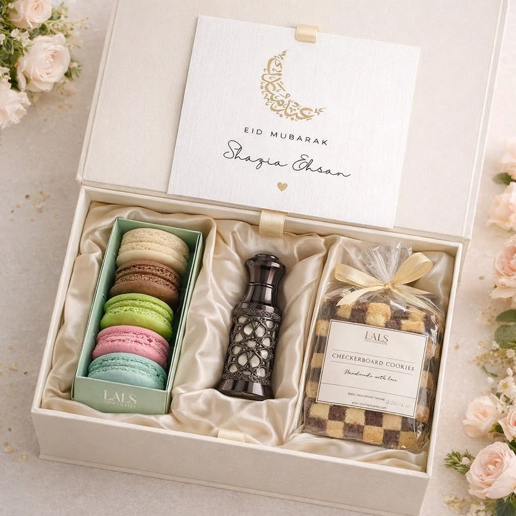 Eid Corporate Gift Box (Perfume, Tasbeeh & Diary)