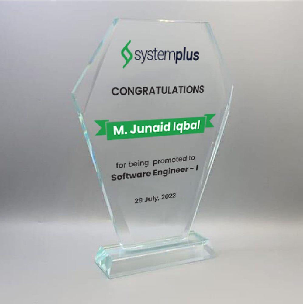 Hexagonal Modern Achievement Award