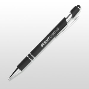 Luxury Black Silver Accent Pen