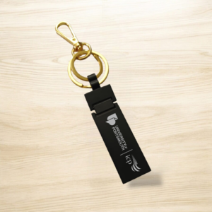 Luxury Hook Style Keychain (Gold Accent)
