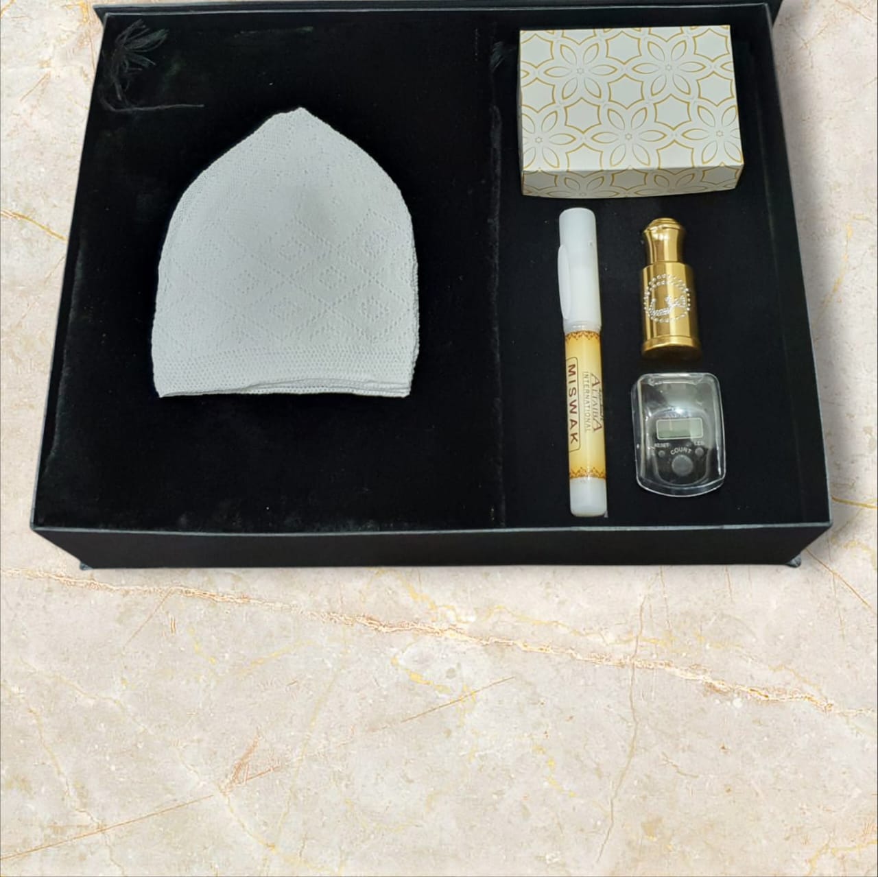 Luxury Perfume & Prayer Cap Gift Box