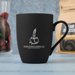 Matte Black Designer Coffee Mug