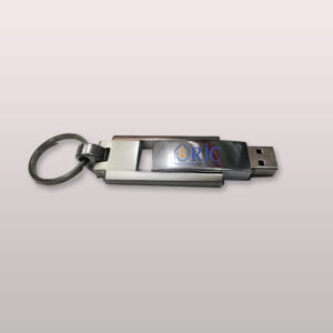 Metal Swivel USB Flash Drive (Keychain Style)