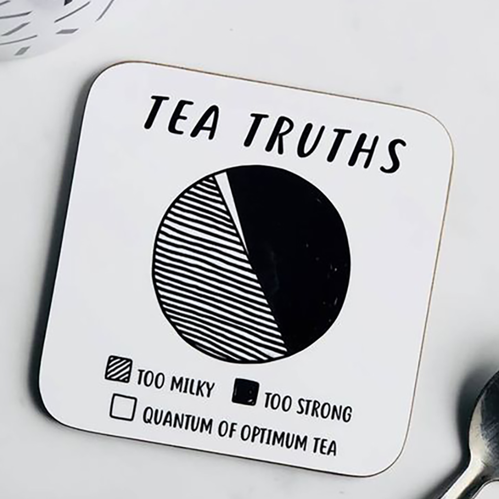Minimalist Printed Tea Coaster