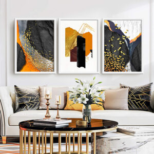 Modern Abstract Wall Art Frame Set