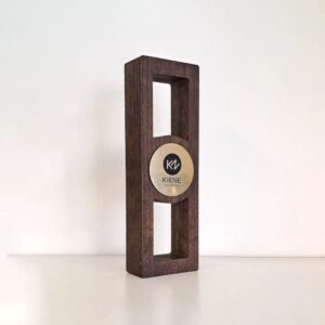 Open-Frame Pillar Award with Metallic Seal