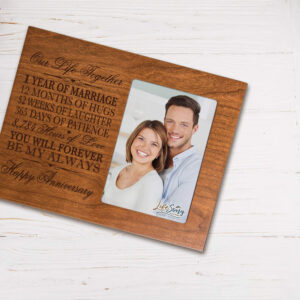 Personalized Wooden Engraved Frame