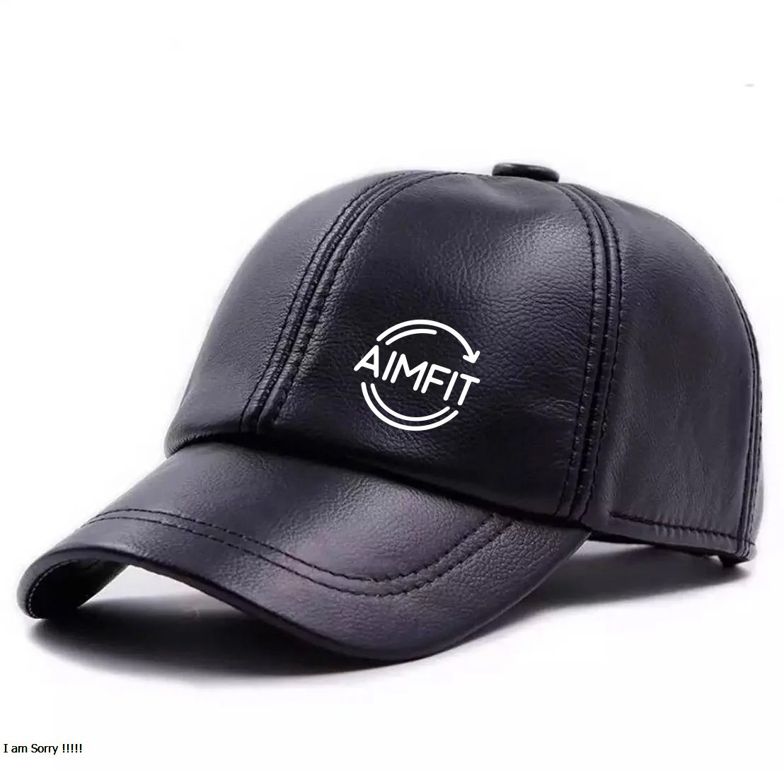 Premium Embroidered Leather Cap
