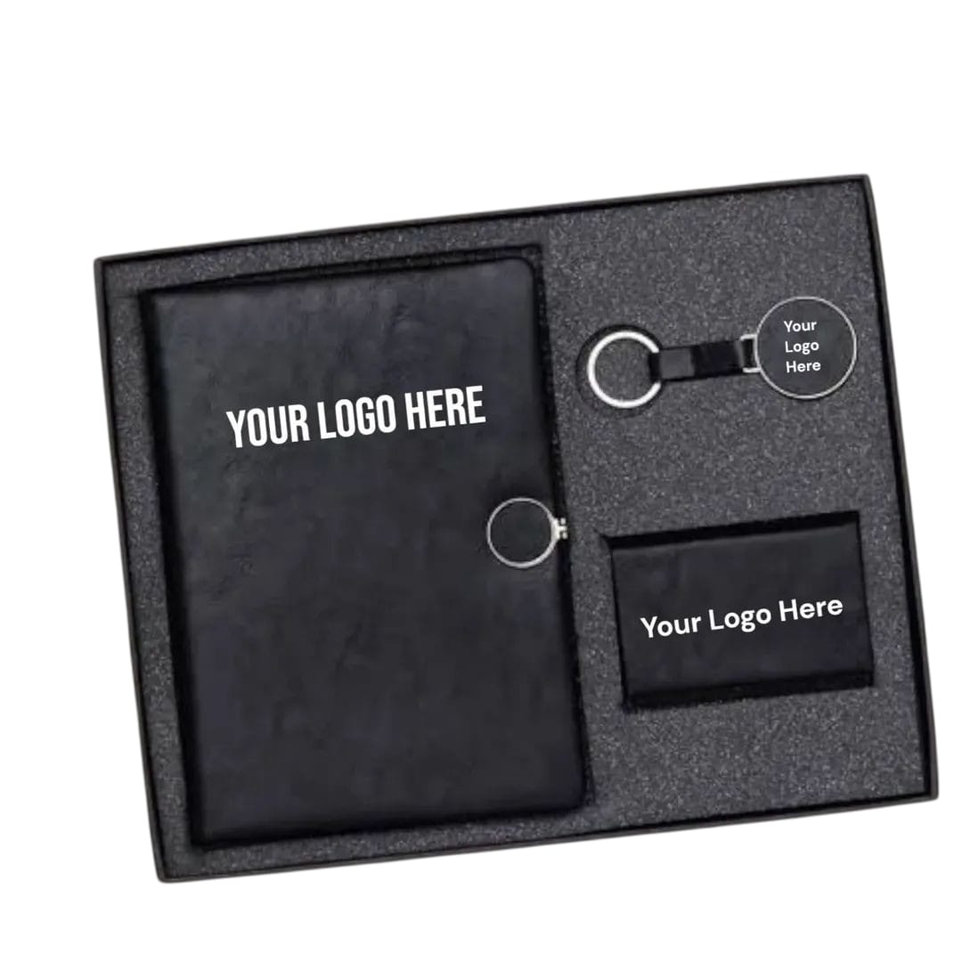 Premium Leather Accessories Gift Set