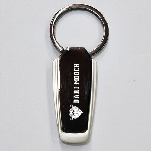 Premium Metal & Leather Keychain