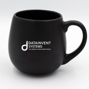 Round Matte Black Coffee Mug