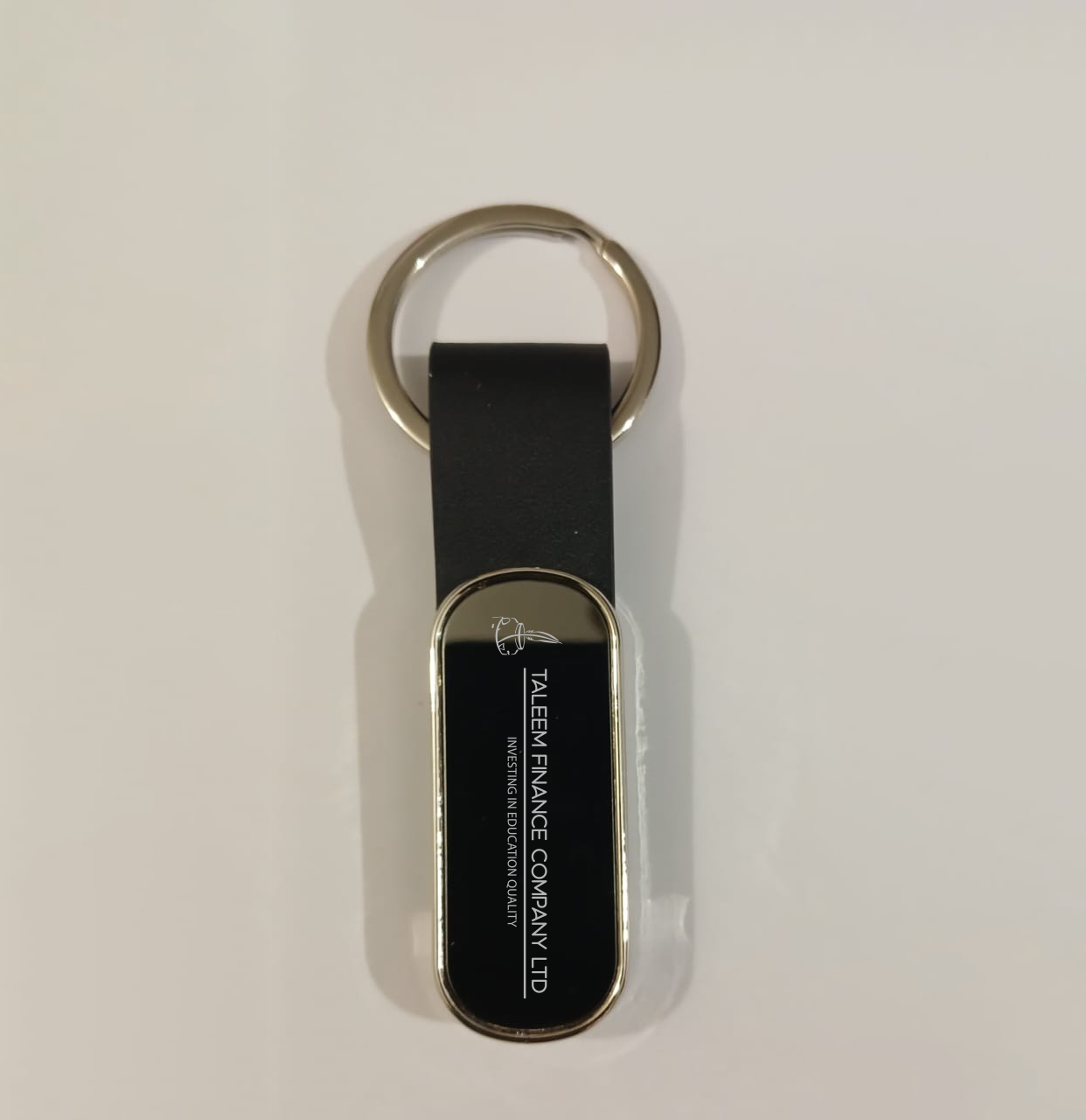 Slim Metal Bar Keychain