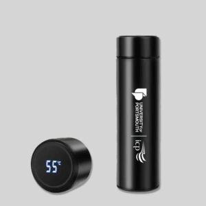 Smart LED Temperature Bottle (Black)
