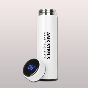 Smart LED Temperature Bottle (White)