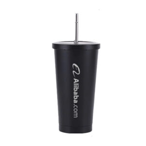 Tall Matte Tumbler with Straw