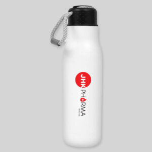 White Minimalist Gym Bottle