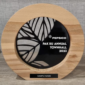 Timber & Acrylic Fusion Plaque