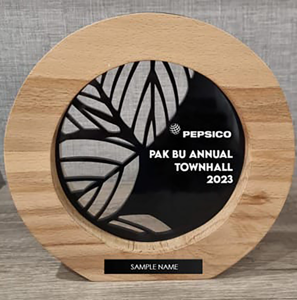 Timber & Acrylic Fusion Plaque